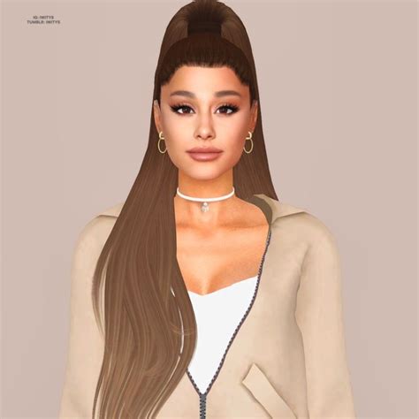 sims-4-ariana-grande | Tumblr | Sims hair, Ariana grande hair, Tumblr sims 4