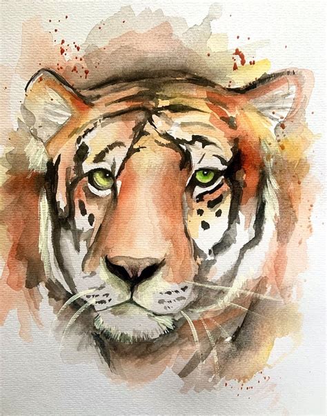 Tiger in watercolours | ArtBase