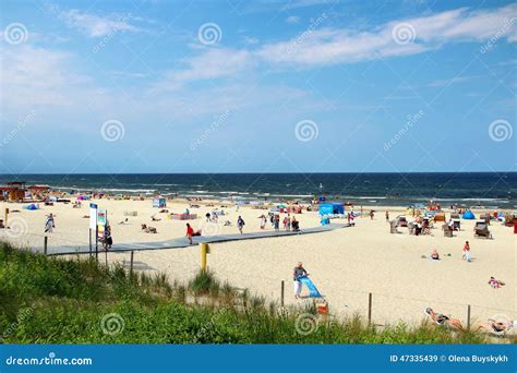 Baltic Sea Beach in Swinoujscie, Poland Editorial Stock Image - Image ...