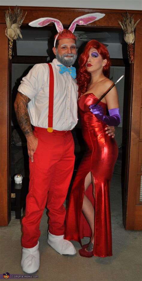 Karina: I always loved the movie Who Framed Roger Rabbit so we decided to do a couple costume ...