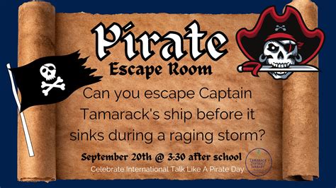 Pirate Escape Room | Tamarack District Library