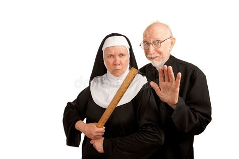 Funny Priest And Nun Stock Photos - Image: 13251753