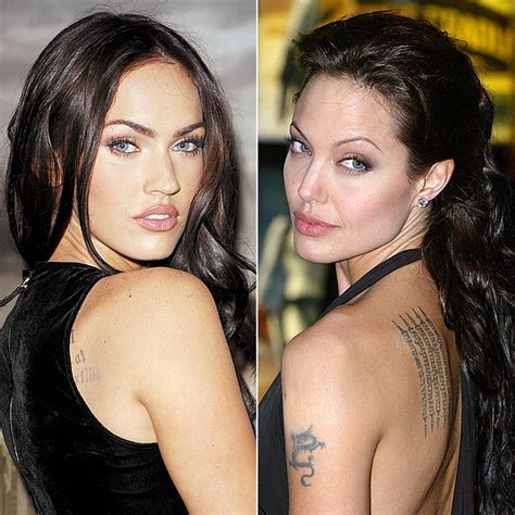 Angelina Jolie Megan Fox Comparison