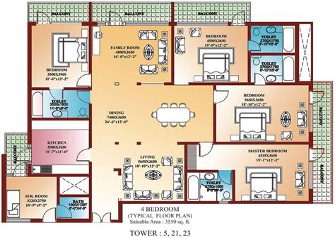 Modern House Floor Plans 4 Bedrooms - floorplans.click