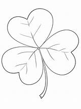 Irish Shamrock Coloring Page  Free Printable Pages For Kids sketch template