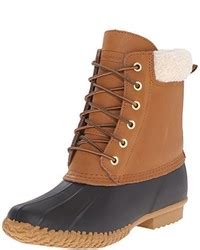 Women's Tan Snow Boots by Skechers | Lookastic