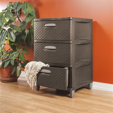 4 Drawer Plastic Storage Cabinet