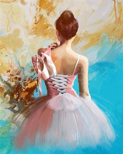 bol.com | Dielay - Diamond Painting Pakket - Ballerina - 50x40 cm ...