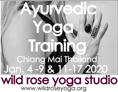 AYURVEDIC YOGA FOUNDATIONS IMMERSION COURSE I | Wild Rose Yoga Studio Chiang Mai