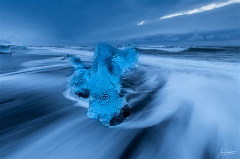 Diamond Beach Sunrise (Jokulsarlon Beach) Iceland, Iceland