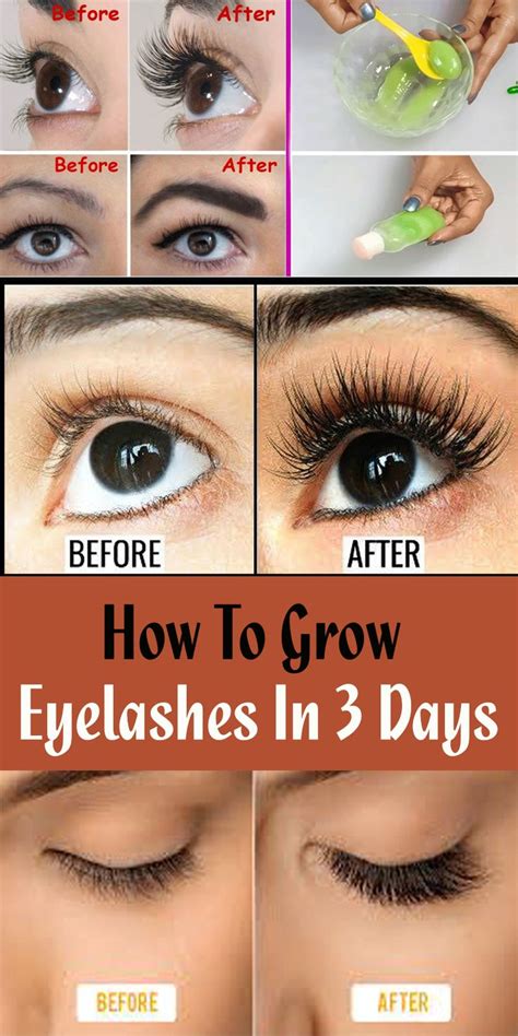 Grow Your Eyelashes In Just 3 Days | How to grow eyelashes, Grow eyelashes naturally, Get long ...