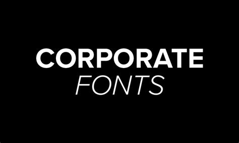 Corporate Fonts #free to download - Hiccup creation