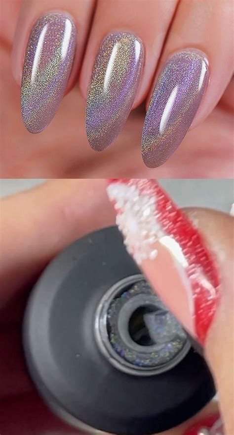 Rainbow cat-eye UV gel [Video] | Gel nails, Cat eye nails polish, Nail ...