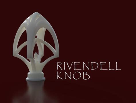 Rivendell Knob by Quickset45 | Download free STL model | Printables.com