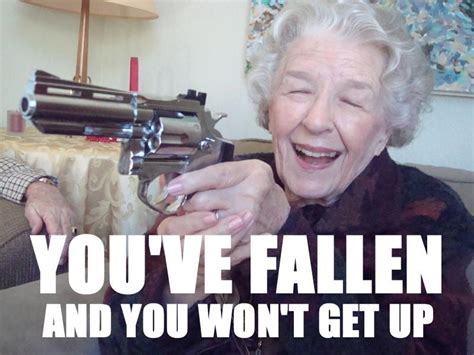 Get'em grandma! | Memes, Funny pictures, Humor