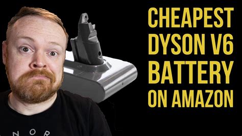 The CHEAPEST Dyson V6 Replacement Battery On Amazon - IS IT ANY GOOD? - YouTube