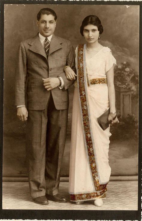 Freddie Mercury’s parents, Bomi and Jer Bulsara, on their wedding day (1946). : r/IndiaNonPolitical