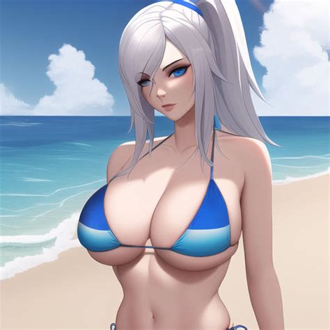 Ashe Poolparty 49 by LeagueAI on DeviantArt