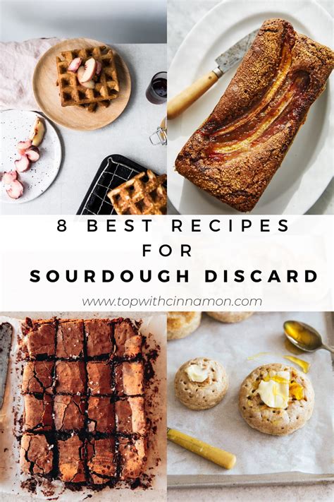 8 Top Recipe Ideas to use Sourdough Discard - Izy Hossack - Top With Cinnamon | Sourdough ...