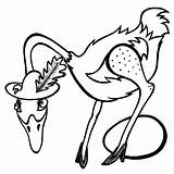 Free Printable Ostrich Coloring Pages For Kids sketch template