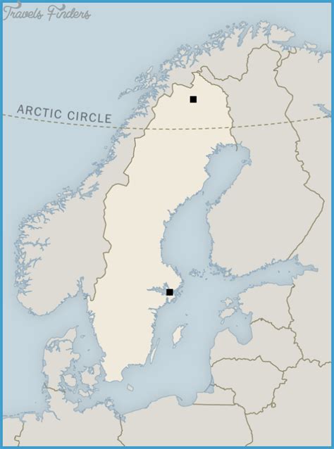 Kiruna Sweden Map - TravelsFinders.Com