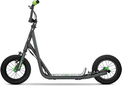 Mongoose Expo Scooter 12 Wheels Grey Front and