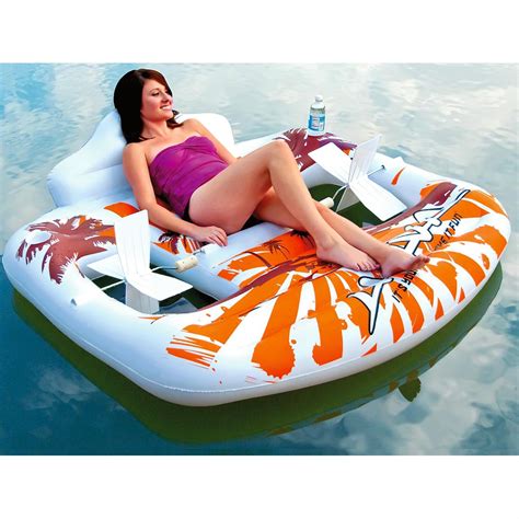 Aviva® Caribbean Cruiser Inflatable Pedal Boat - 223280, Floats & Lounges at Sportsman's Guide