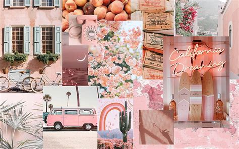 Pink Aesthetic Background Laptop, Pink Collage HD wallpaper | Pxfuel