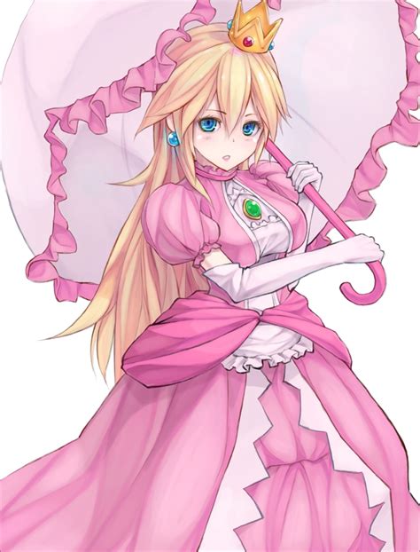 Princess Peach in anime version | Animoe