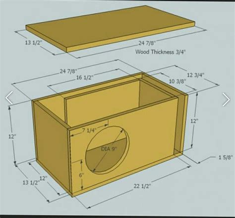 Pin by Christopher Spears on projects | Subwoofer box design, Subwoofer box, Diy subwoofer box