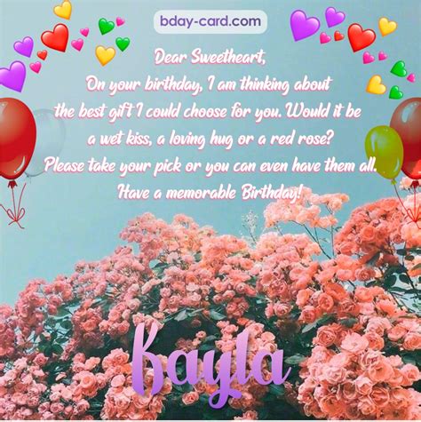 Birthday images for Kayla 💐 — Free happy bday pictures and photos ...