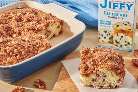 Blueberry Coffee Cake | "JIFFY" Mix | Recipe | Muffin mix recipe ...