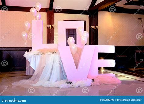 Large Decorative Letters Love in the Room Stock Image - Image of decoration, lifestyle: 232832495