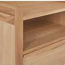 Buy Habitat Derwent 2 Bedside Table Set - Oak | Bedside tables | Argos