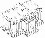 Coloring Page Temple  Free Printables Img 16209 sketch template