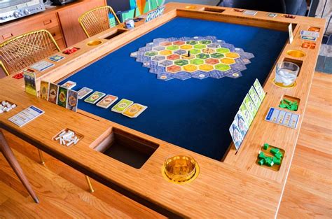 Game In Style: Accessories to Upgrade Tabletop Experience | Board game room, Gaming table diy ...