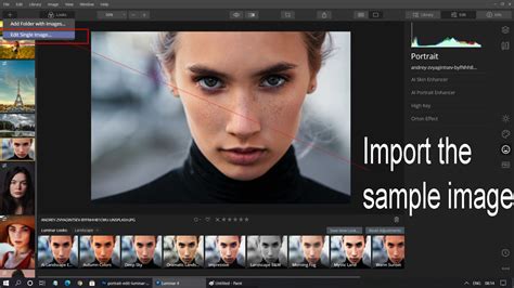 AI Portrait Editing with Luminar 4 - PSD Stack