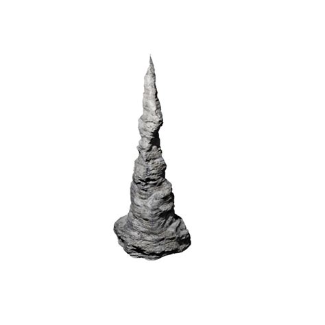 3d stalagmite model