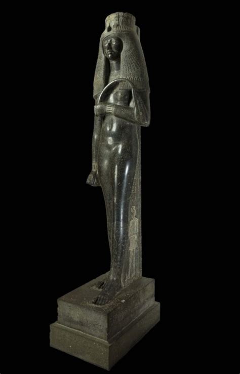 Statue of Queen Tuya This work, sculpted during... - Egypt Museum