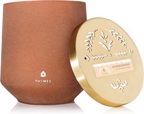 Amazon.com: Thymes Gingerbread Candle - Scented Candle with a Warm Home Fragrance - Single-Wick ...