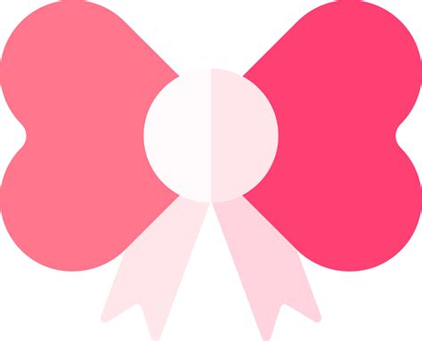 Bow Ribbon Icon In Pink Color. 24196498 Vector Art at Vecteezy