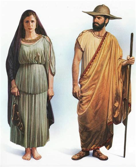 Αθηναίοι των κλασσικών χρόνων Athenians of classical age | Ancient greek clothing, Greek ...