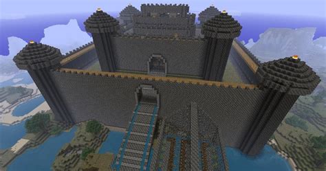 The Minecraft Castle: Cobblestone Minecraft Castle