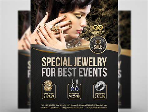 Jewelry Flyer Templates by OWPictures on Dribbble