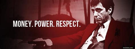 Scarface Money Power Respect Photo Facebook Cover