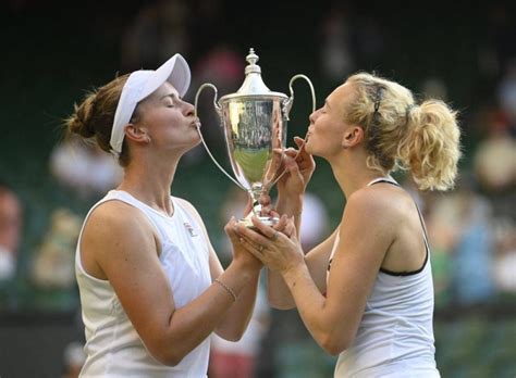 Czechs Krejcikova and Siniakova ease to Wimbledon doubles crown | Malay Mail