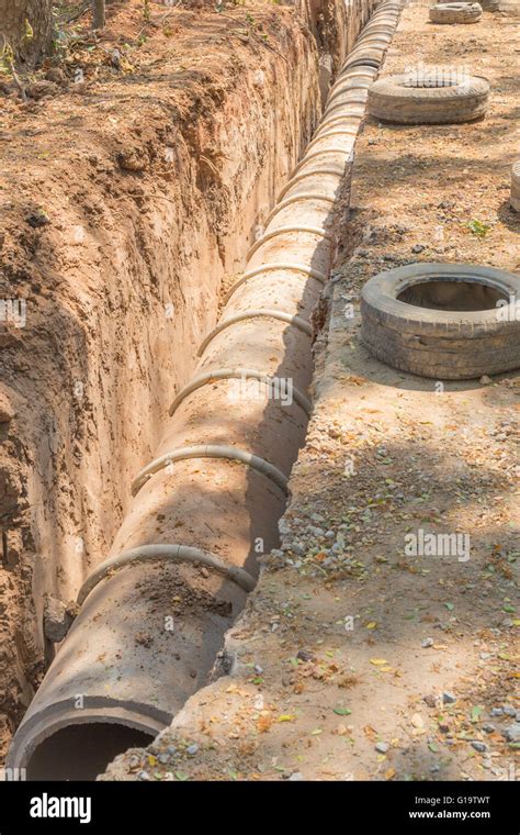 Drainage construction site hi-res stock photography and images - Alamy