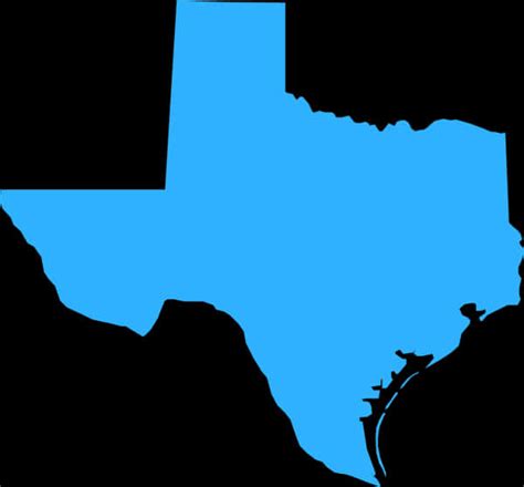 Download Texas State Silhouette Blue Background | Wallpapers.com