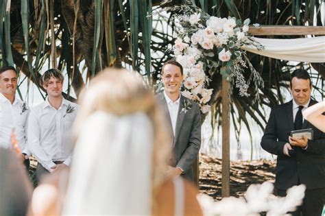 The Sunshine Coast Beach Wedding Day Of Your Dreams #firstlook # ...