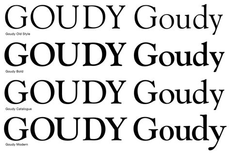 Goudy Old Style | DAYLIGHT FONTS